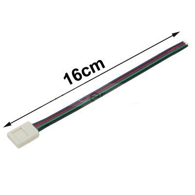 Соединительный кабель+коннектор пластиковый 10mm NEW 4pin | Зображення 1