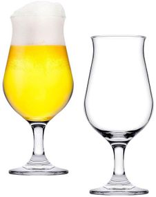 Набір 6 фужерів Pasabahce Wavy 405мл для пива та кольорових коктейлів