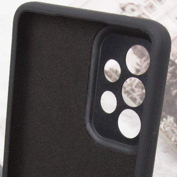 Чехол Silicone Cover Lakshmi Full Camera (AAA) для Samsung Galaxy A33 5G Черный / Black | Зображення 4