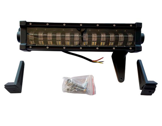 Світлодіодна балка (люстра) AllLight HP-96W ближнє+дальнє WHITE 12/24V | Зображення 5