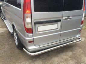 Задня дуга AK005 (нерж.) для Mercedes Viano 2004-2015 рр