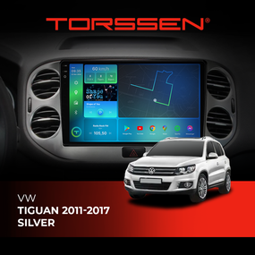 Штатна магнітола Torssen 2K DTS VW Tiguan 11-17 silver F10432 4G Carplay DSP