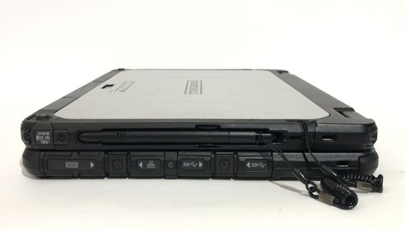 Защищенный нетбук-трансформер Panasonic Toughbook CF-20 MK2 / 10.1" (1920x1200) IPS Touch / Intel Core i5-7Y57 (2 (4) ядра по 1.2 - 3.3 GHz) / 8 GB DDR3 / 256 GB SSD / Intel HD Graphics 615 / WebCam / Win 10 Pro б/у + Подарок Флеш-накопитель Kingston 64GB | Зображення 4