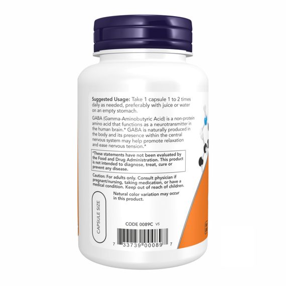 GABA 750mg - 100 vcaps | Зображення 2