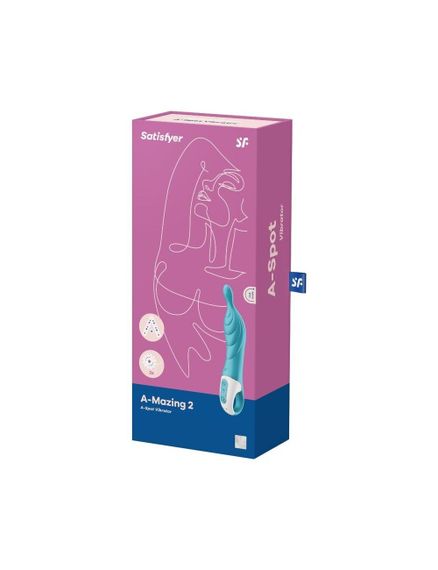 Вібратор для точки А Satisfyer A-Mazing 2 Turquoise | Зображення 2
