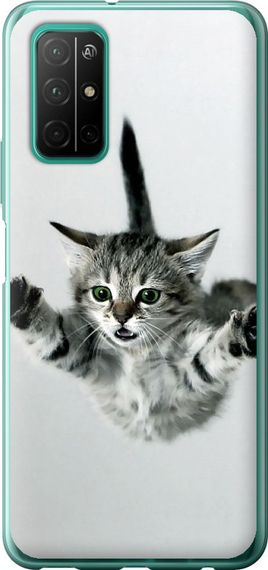 Чехол на Huawei Honor 30S Летящий котёнок "2322u-1897-17620"