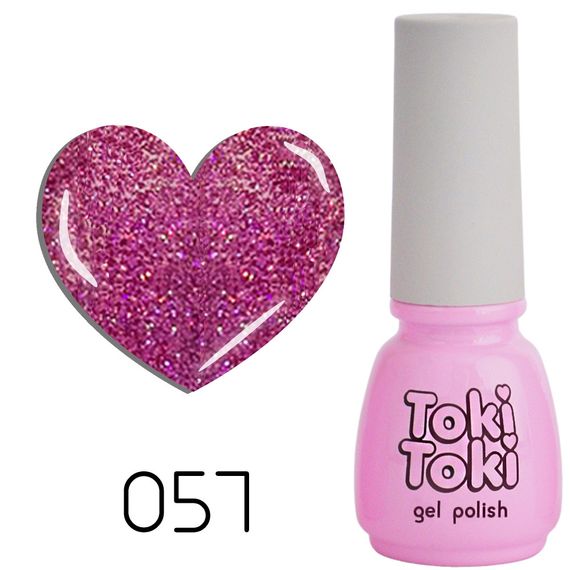 Гель-лак Toki-Toki № 057 сиреневая маджента с блеском 5мл | Зображення 1