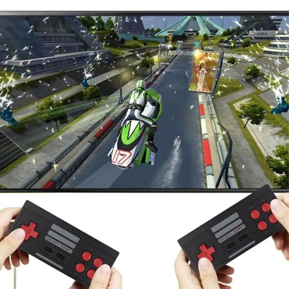 Ігрова приставка Денді 8Bit на 620 ігор, з 2 бездротовими джойстиками, Game 620 / Дитяча ретро консоль для телевізора | Зображення 1