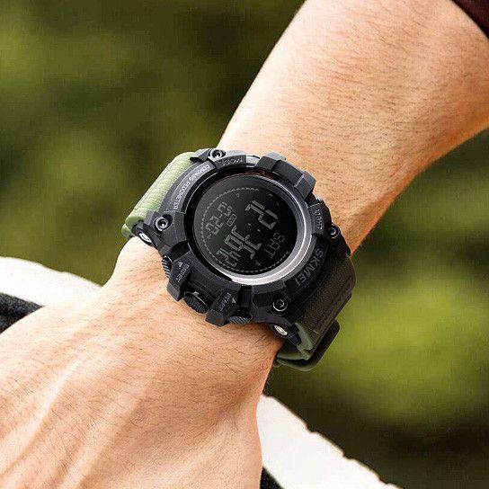 Skmei 1356AG Army Green + Compass | Зображення 3