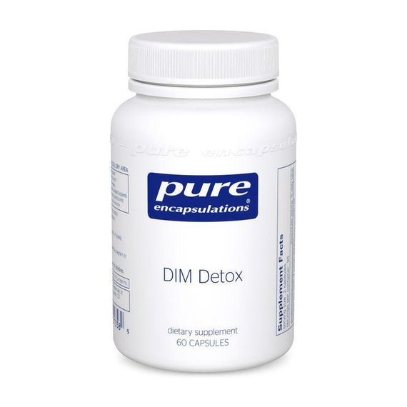 ДІМ детокс, DIM Detox, Pure Encapsulations, підтримка детоксикації печінки та метаболізму гормонів, 60 капсул