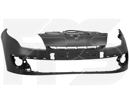 Передний бампер Renault Megane III (12-14) без отв. п-троник (FPS) 620220035R