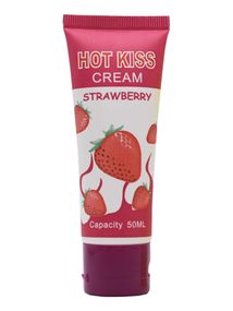 Лубрикант Hot Kiss полуниця на водній основі 50 мл червоний 22747