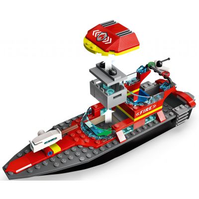 Конструктор LEGO City Лодка пожарной бригады 144 детали (60373) | Зображення 6