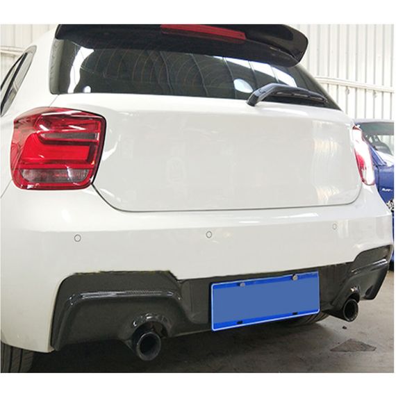 Дифузор заднього бампера (для M-Sport 2011-2015, Карбон) для BMW 1 серія F20/21 рр | Зображення 2