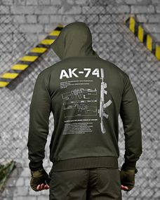 Тактична худі MAKLIN АК-74 олива ДЛ7064
