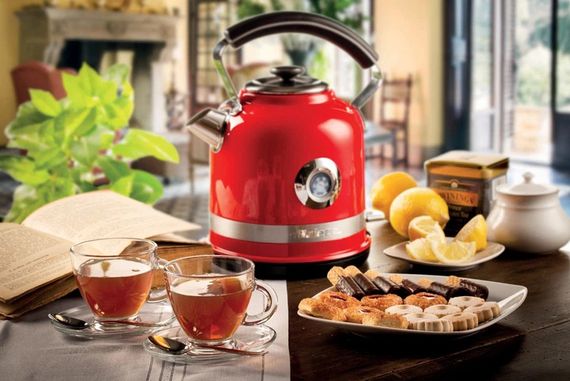 Електрочайник Ariete Moderna ART-2854 BKRD 1,7 л червоний | Зображення 5