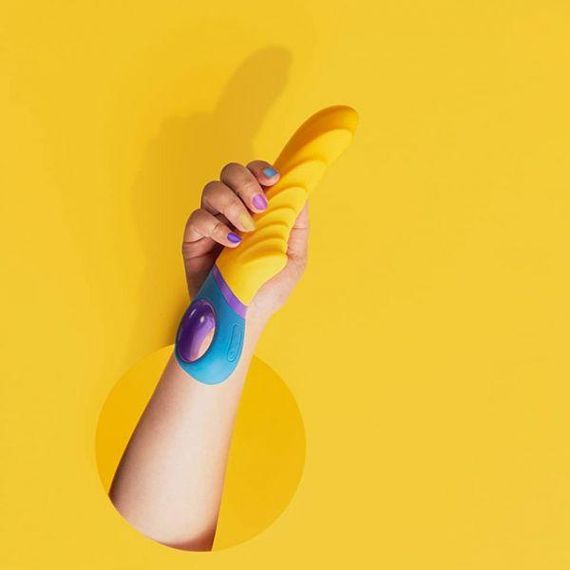 Вибратор PMV20 Tone для точки G, 23 см, желтый sexstyle | Зображення 3