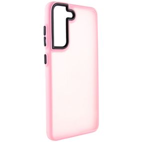 Чохол TPU+PC Lyon Frosted для Samsung Galaxy S21 FE Pink