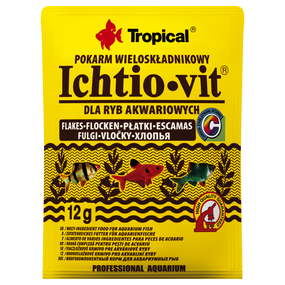 Корм Tropical Ichtio-Vit для всіх акваріумних риб пластівці 12 г