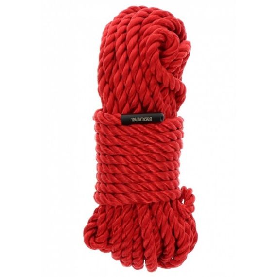 Бондажна мотузка Taboom Bondage Rope, 10 м х 7 мм, червона | Зображення 1