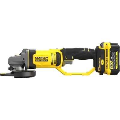 Шлифовальная машина Stanley FatMax, Li-Ion 18V, 2x4Ah, 9000 об/мин, d=125 мм, 2.66кг, кейс (SFMCG400M2K) | Зображення 3