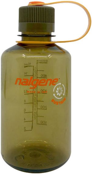 Бутылка Nalgene Narrow Mouth Sustain 0.5 L. Olive