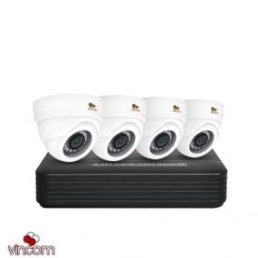 Комплект видеонаблюдения Partizan AHD-45 4xCAM  1xDVR