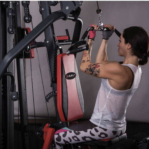 Ручка для верхньої тяги York Fitness 86см з паралельним хватом вигнута з гумовими рукоятками, хром | Зображення 4