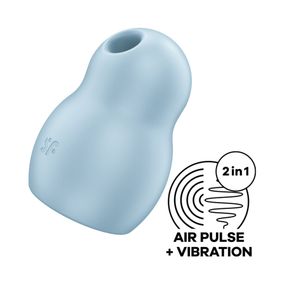 Вакуумний стимулятор Satisfyer Pro To Go 1, Голубий