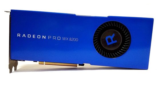 Дискретна відеокарта AMD Radeon Pro WX 8200, 8 GB HBM2, 2048-bit / 4x Mini DisplayPort б/в | Зображення 1