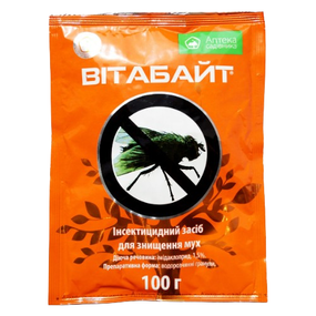 Інсектицид Вітабайт 100гр водорозчинні гранули Укравіт