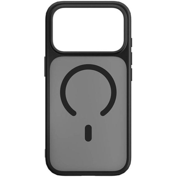 TPU+PC чохол Blueo Skin Friendly Frosted with MagSafe для Apple iPhone 17 Pro Max (6.9") Чорний | Зображення 1