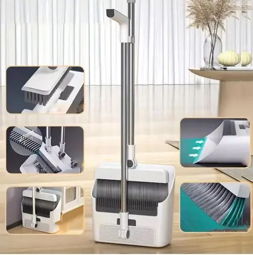 Віник та щітка з совком для прибирання 3 в 1