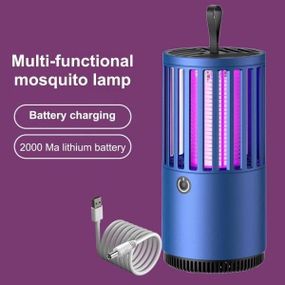 Лампа-ловушка для комаров Бытовая с зарядкой от Usb 1001 MOSQUITO AY-588 LAMP, портативная