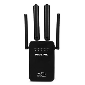 WiFi підсилювач PIX-LINK LV-WR09 Wireless-N Repeater — Потужний ретранслятор 300Mbps з двома антенами та LAN-портом