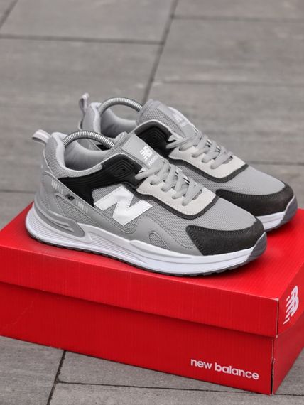 Кросівки New Balance текстиль/замш/шкіра колір сірий, чорний | Зображення 5