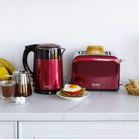 Тостер Magio MG-286, тостер для 2 грінок, електричний горизонтальний тостер | Зображення 2