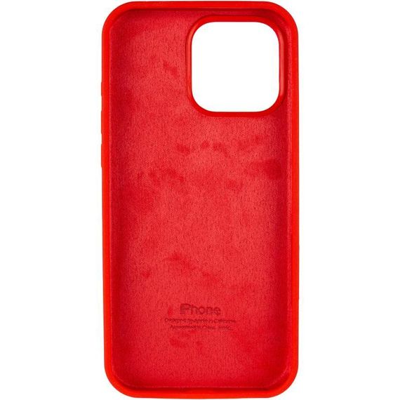 Чехол Silicone Case Full Protective (AA) для Apple iPhone 14 Pro (6.1") Красный / Red | Зображення 2