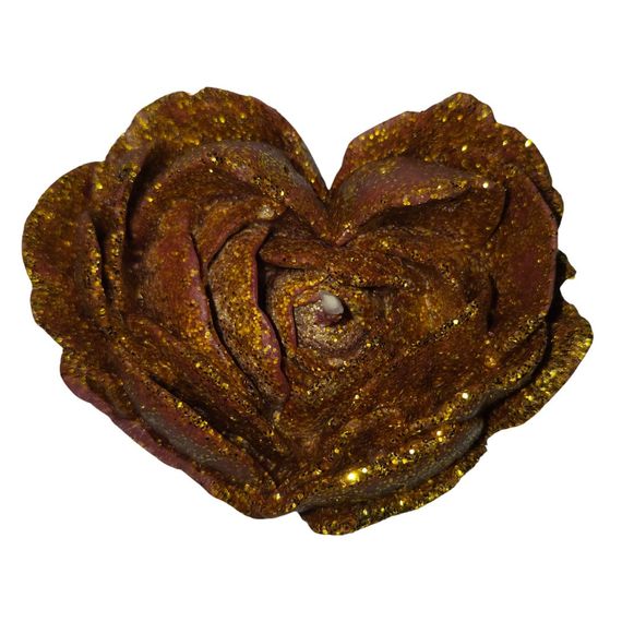 Свічка низькотемпературна у вигляді троянди з глітером GlowKink бордова, М Sex Aura | Зображення 6