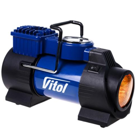 Компрессор VITOL K-60 150psi/15Amp/40л/прикуриватель