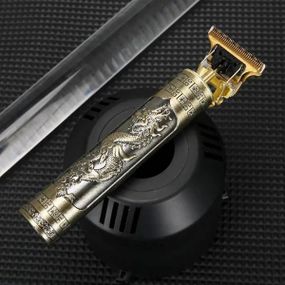 Машинка акумуляторна для стрижки волосся SOKANY SK-LF-9967 Золото