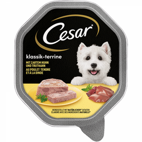 Консервы для собак CESAR Паштет "Classic" с нежной курицей и индейкой 150г