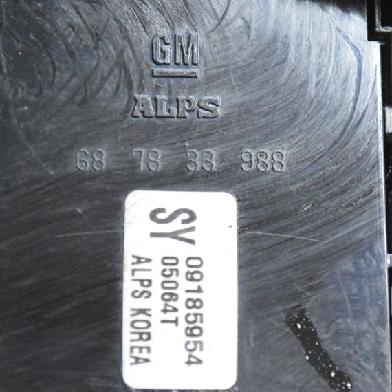 Блок управління склопідйомниками дзеркалами Opel Vectra C 2002-2008 коректор дзеркал Опель Вектра Ц 09185954 | Зображення 2