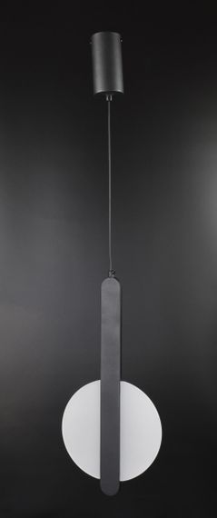 Люстра світлодіодна підвісна LED світильник для квартири на стелю лед 26497 Чорний 65-180х6х20 см.