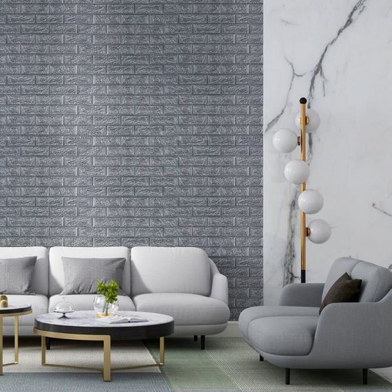 R017-2-20 Панель стінова у рулоні 3D 700х19600х2мм Срібло SW-00002278 | Зображення 5