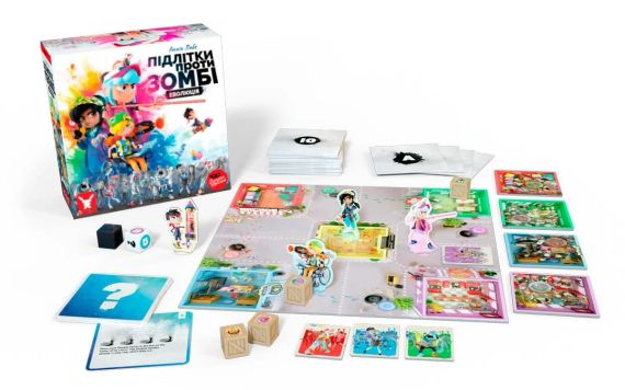 Настольная игра Зомби в городе (Zombie Teenz Evolution) укр. | Зображення 2