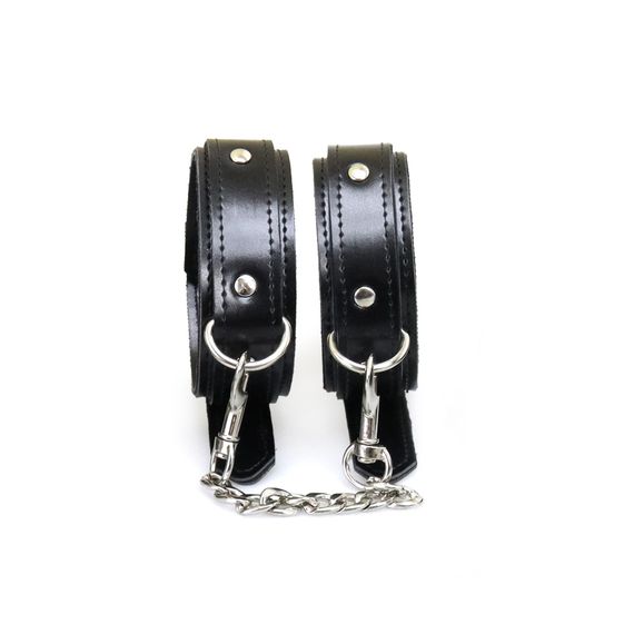 Поножі з екошкіри Art of Sex - Legcuffs Emoji | Зображення 1