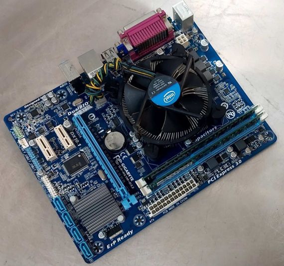 Комплект: Материнська плата Gigabyte GA-H61M-DS2 / Intel Core i5-3470 (4 ядра по 3.2 - 3.6 GHz) / 8 GB DDR3 / Intel HD Graphics 2500 / Socket LGA1155 / Кулер б/в | Зображення 7