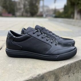 Кожаные кеды большого размера 46