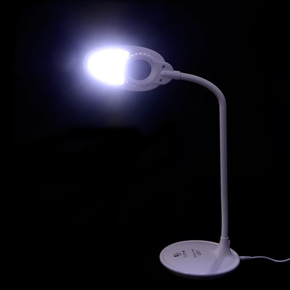 Настольная лампа на гибкой ножке сенсорная SL-66 5W BK | Зображення 5